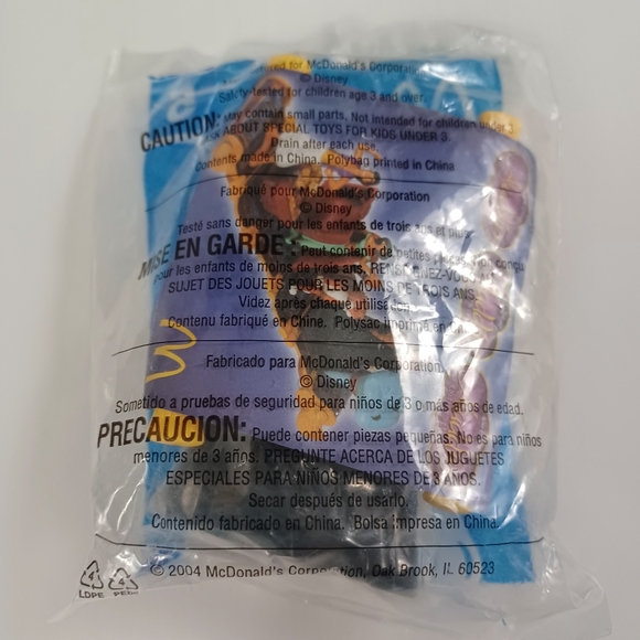 MCDONALDS HAPPY MEAL 2004 Disney Aladdin Toys #5 Jafar Toy NEW In Pack - Picture 2 of 7